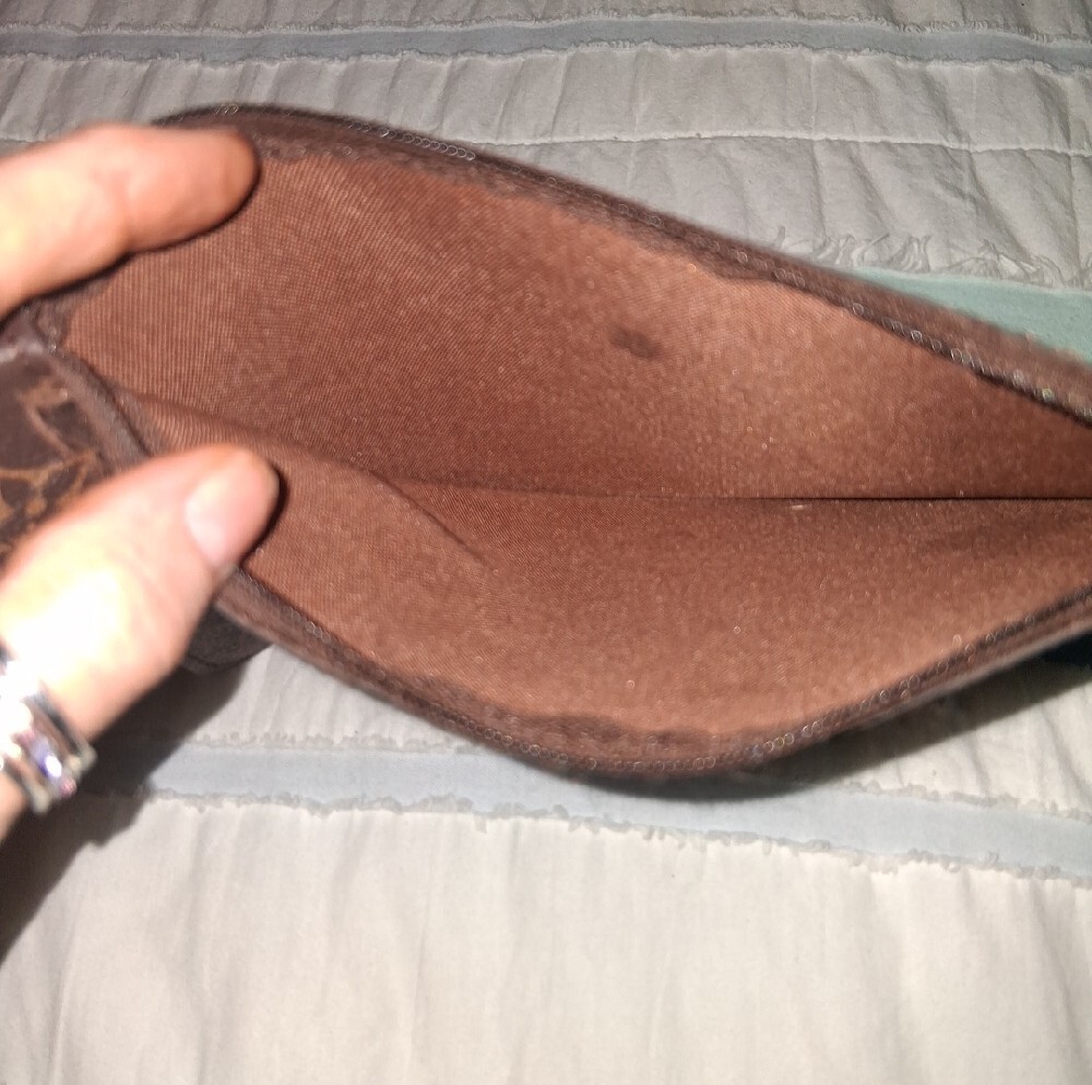 Brown Monogram Wristlet with Strap. Firm Price, No Bundle Discount - Picture 10 of 14